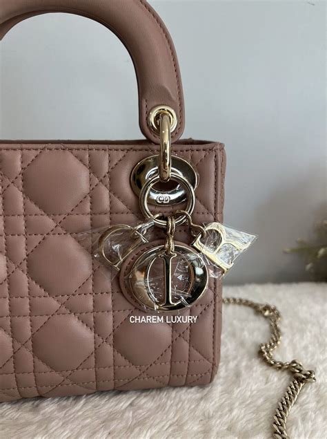 RARE Y2021 Christian Dior MINI LADY DIOR FARD NUDE